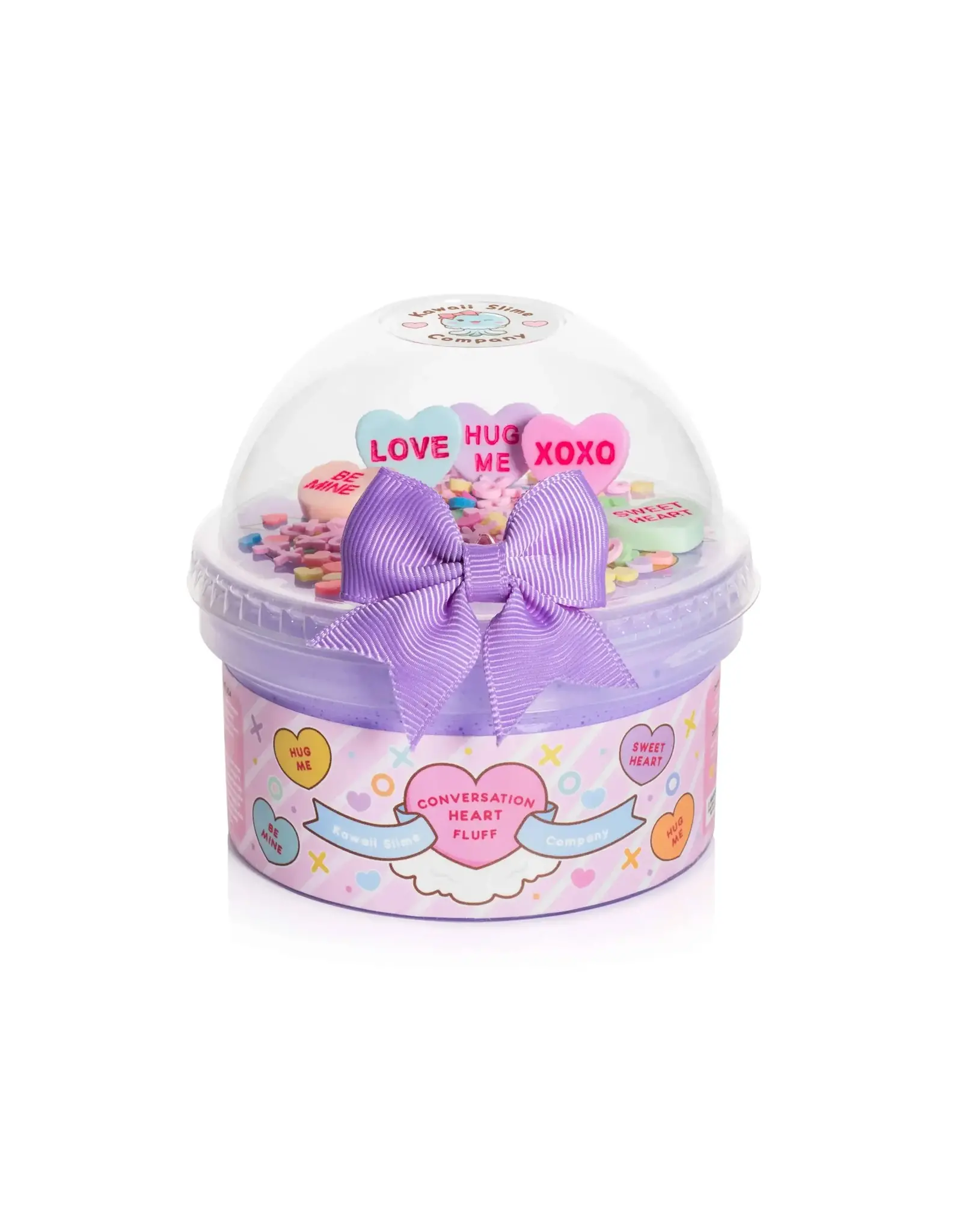 Kawaii Slime Conversation Heart Fluff Slime