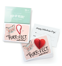 Inklings Paperie Pop - Up Valentines Kitten