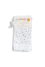 Lulujo Baby Security Blankets 2 Pack Muslin Cotton Stars