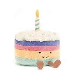 Jellycat Amuseable Rainbow Birthday Cake