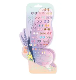 Great Pretenders Butterfly Sticker Earrings 30 Piece