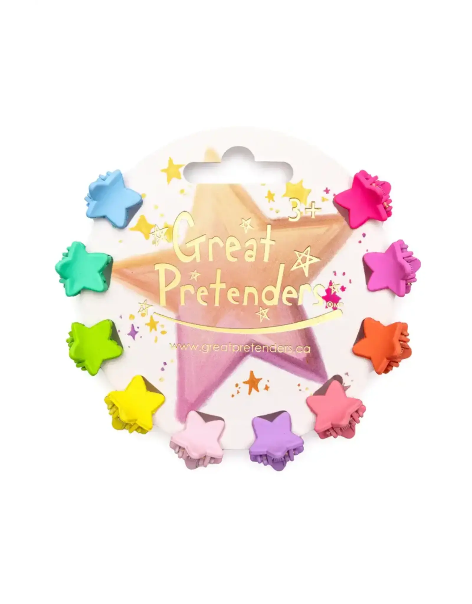 Great Pretenders Rainbow Star Mini Hairclips