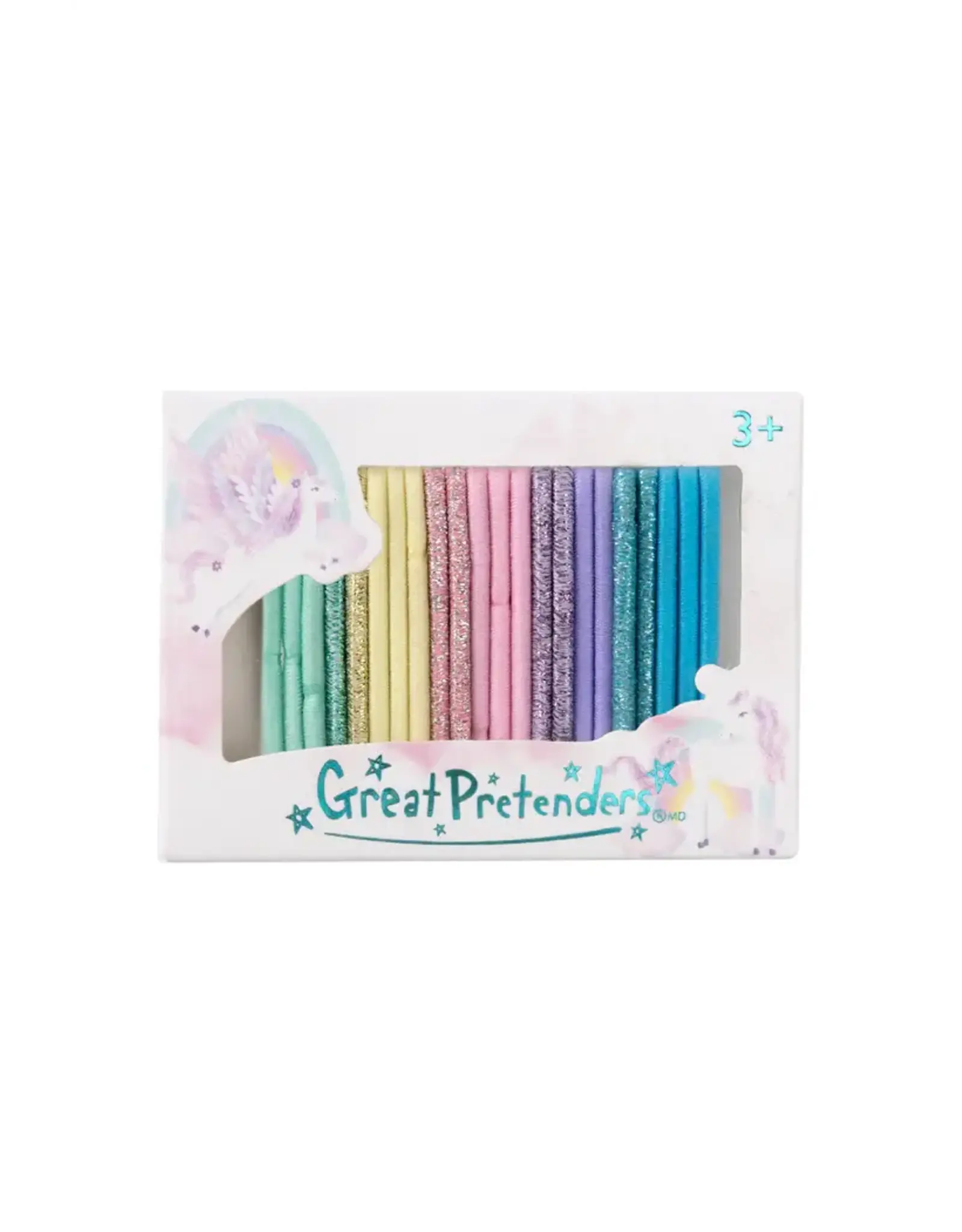 Great Pretenders Over The Rainbow Hair Ties 25 Pieces