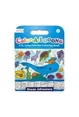 Ooly Color A Loong Fold Out Coloring Book Ocean Adventure