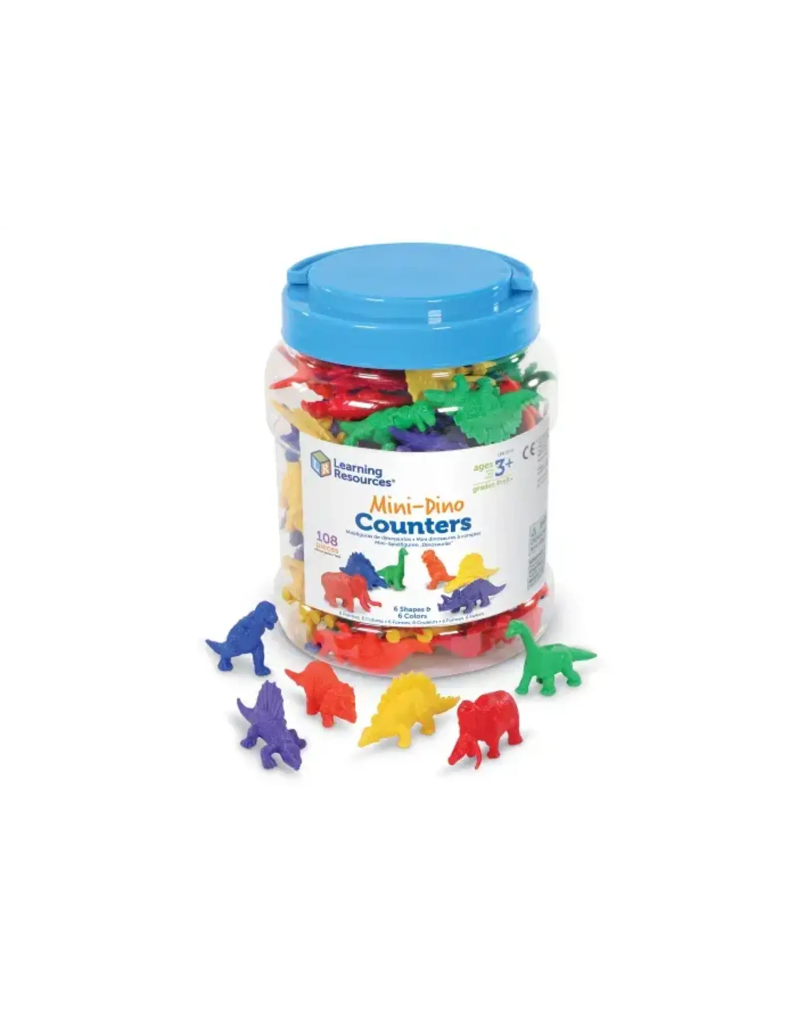 Learning Resources Mini Dino Counters 108 Pieces