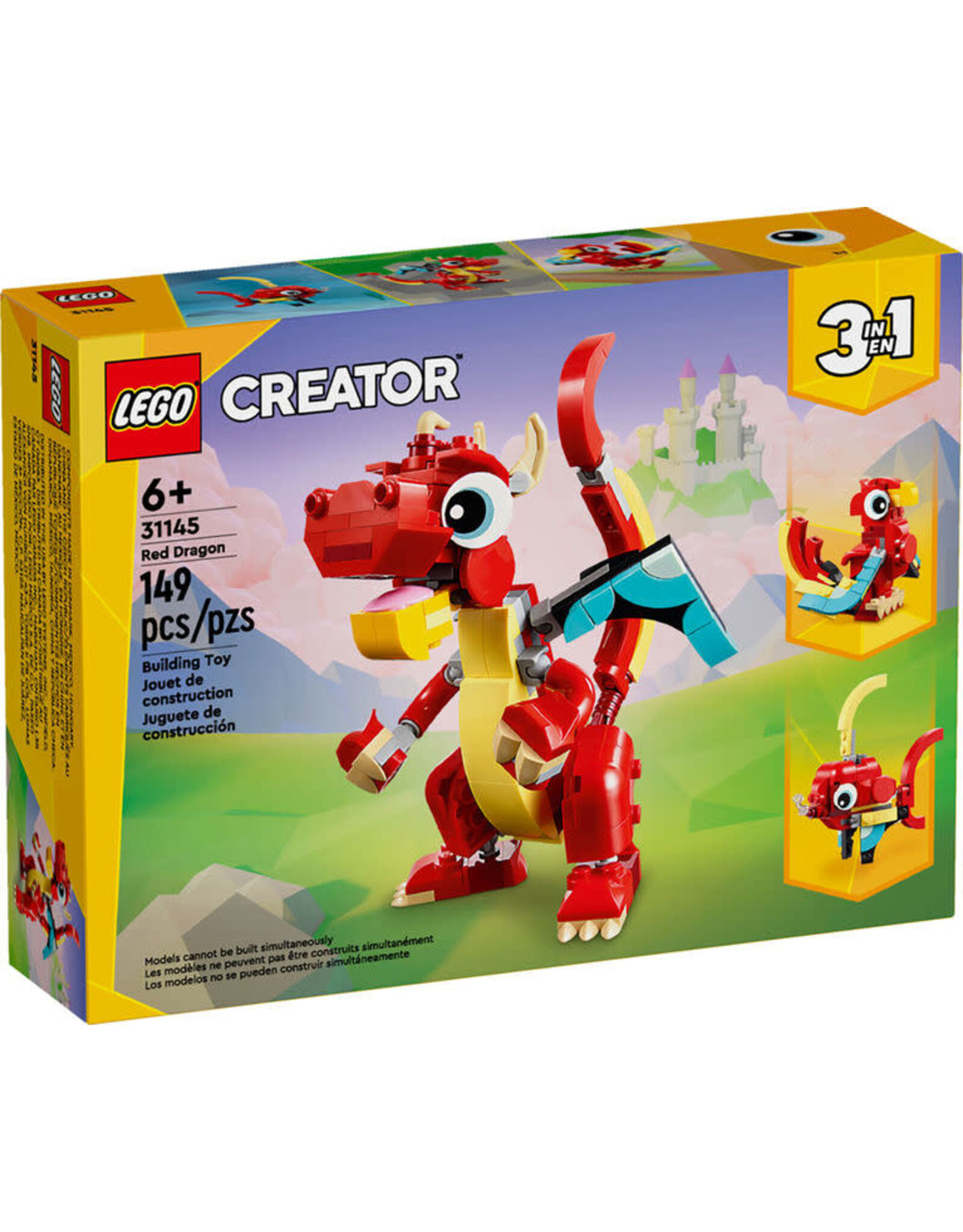 LEGO LEGO Creator 3 in 1 Red Dragons
