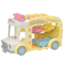 Calico Critters Calico Critters Rainbow Fun Nursery Bus