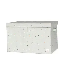 3 Sprouts Recycled Fabric Folding Chest Terrazzo Green