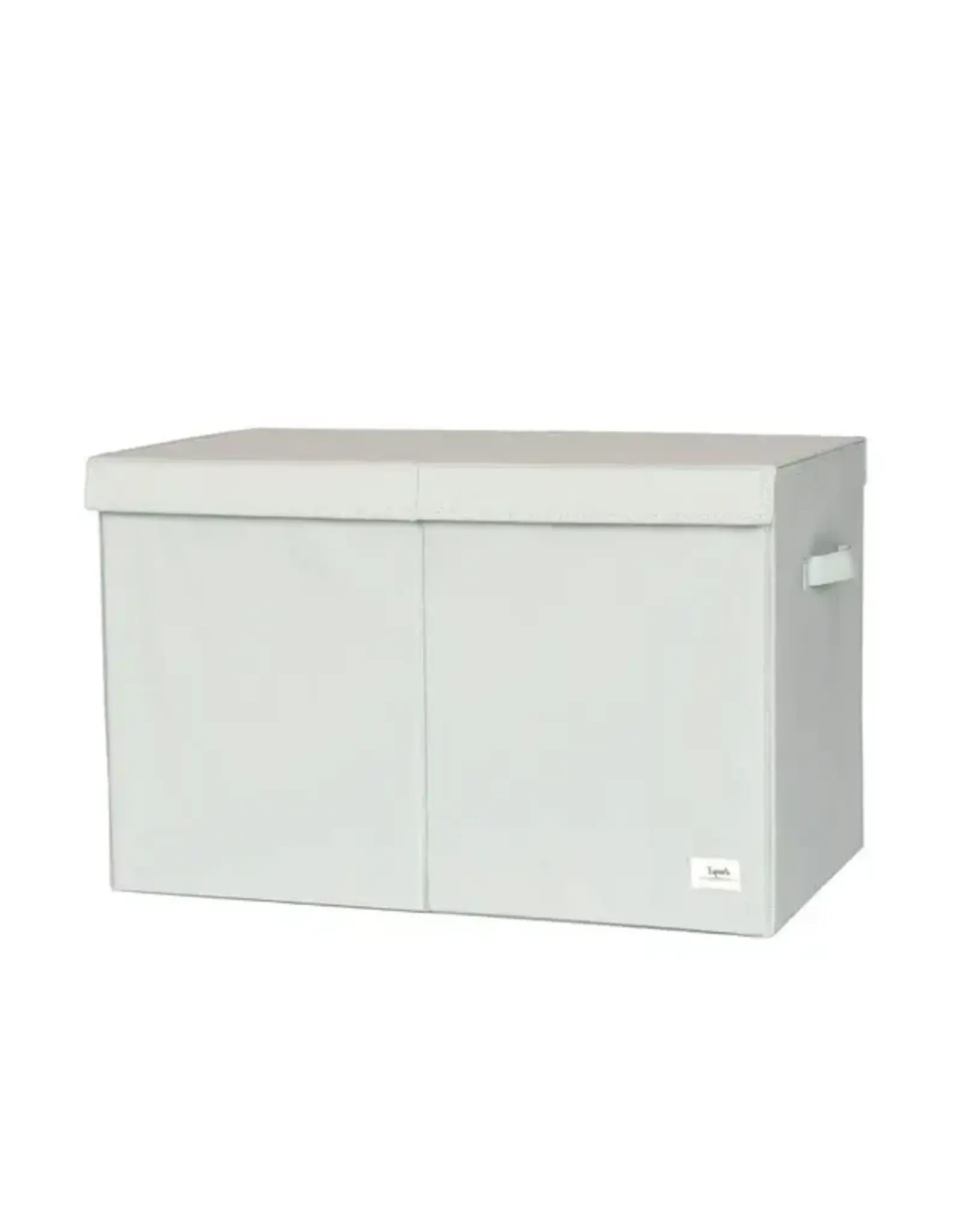 3 Sprouts Recycled Fabric Folding Chest Green