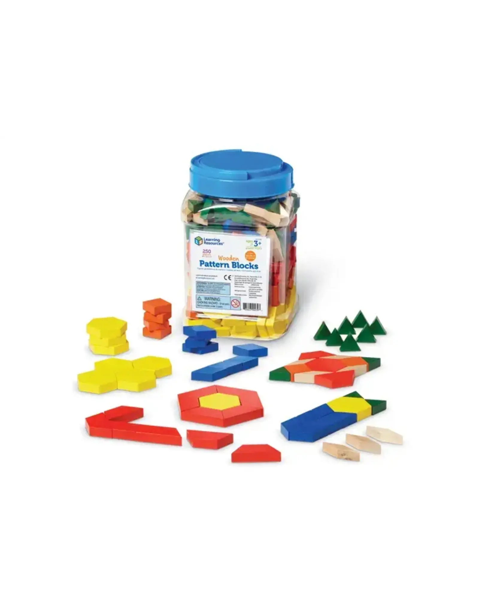 Learning Resources Wooden Pattern Blocks