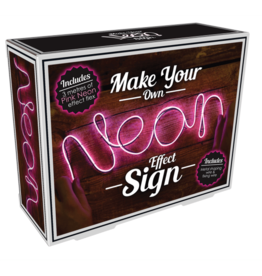 Iscream DIY Neon-Effect Pink Light