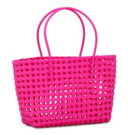 Iscream Large Pink Woven Tote