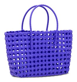 Iscream Large Purple Woven Tote