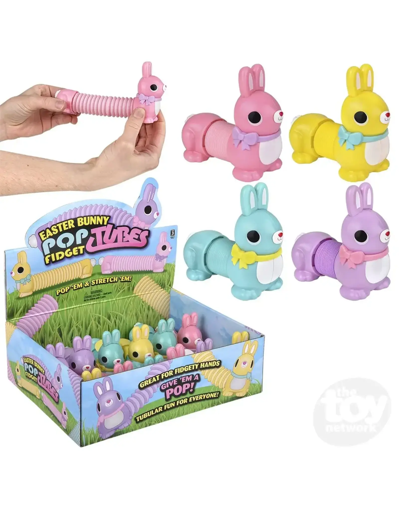 The Toy Network Easter Bunny Fidget Pop Tube