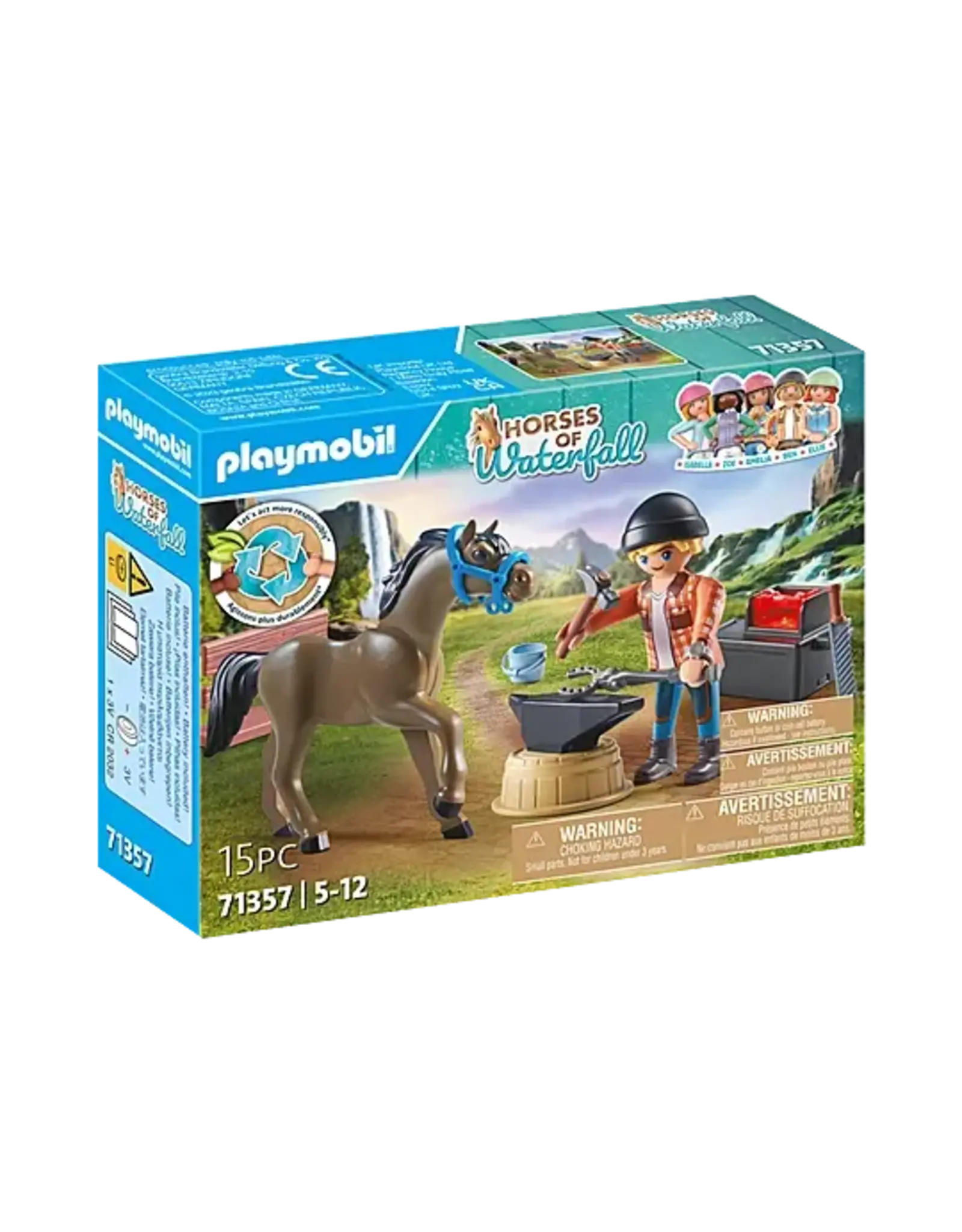 Playmobil Farrier Ben and Achilles