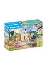Playmobil Washing Station with Isabella and Lioness
