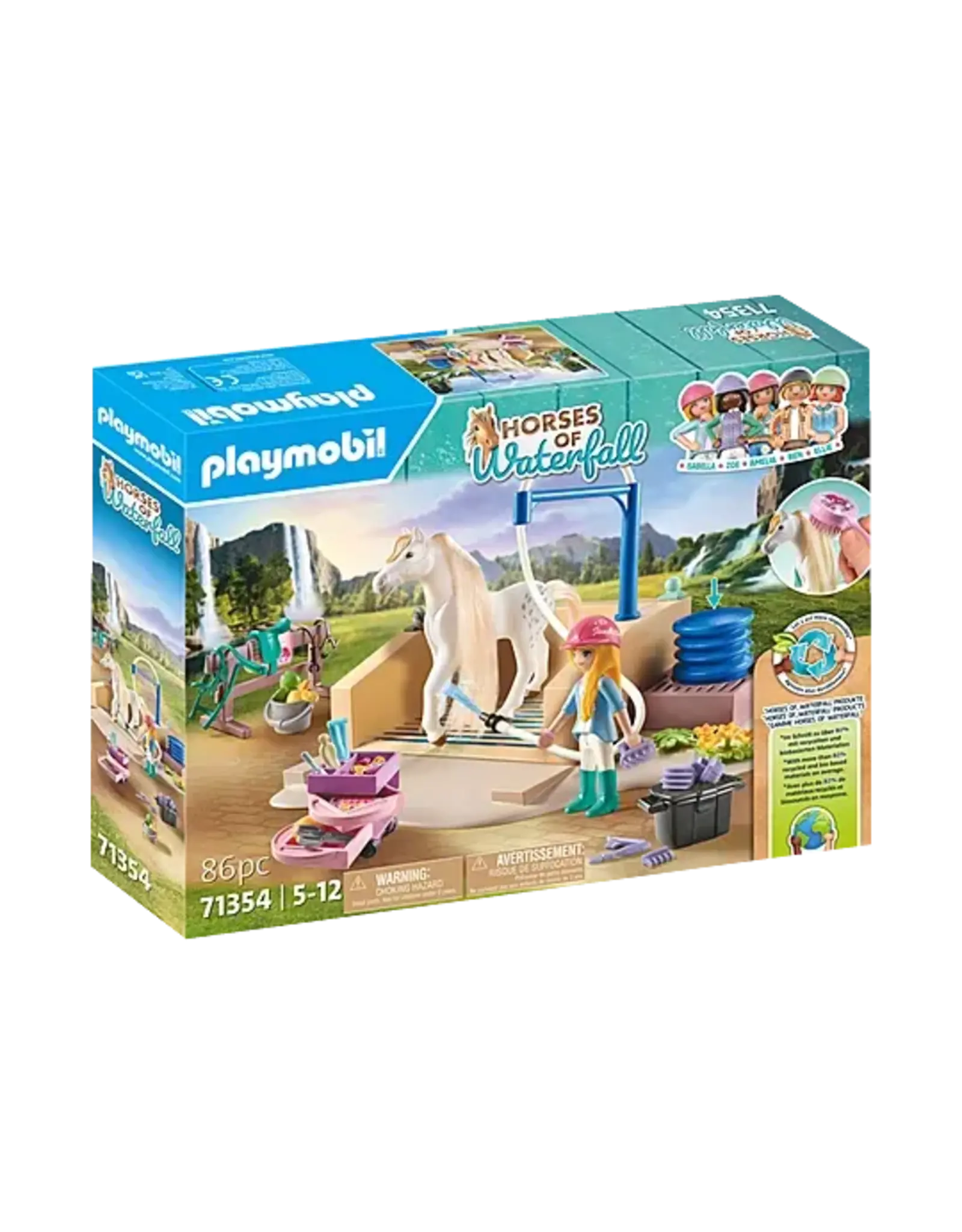 Playmobil Washing Station with Isabella and Lioness