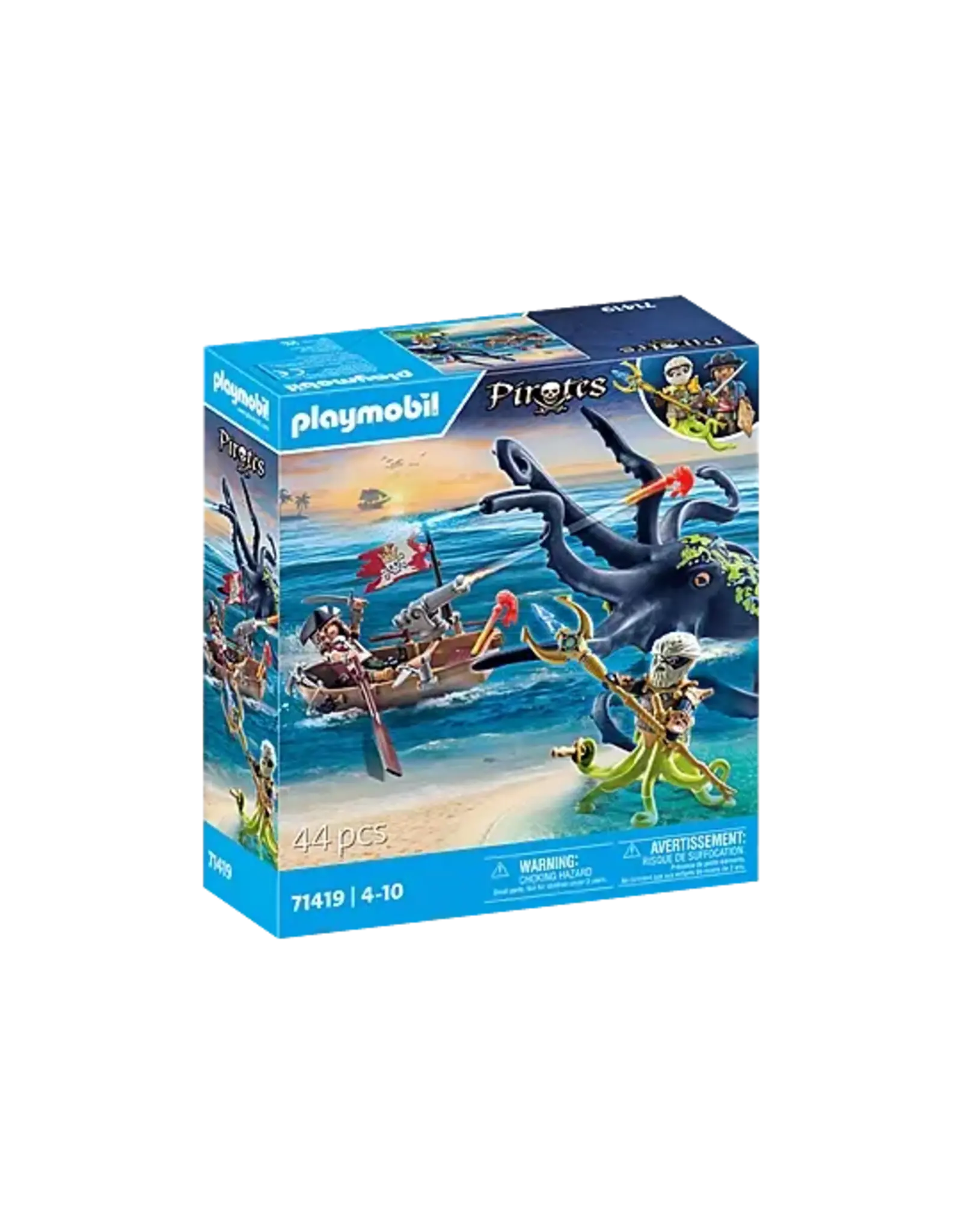 Playmobil Battle Against the Giant Octopus