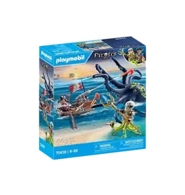Playmobil Battle Against the Giant Octopus