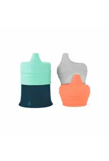 Boon SNUG Spout Universal Silicone Sippy Lids and Cup