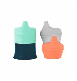 Boon SNUG Spout Universal Silicone Sippy Lids and Cup