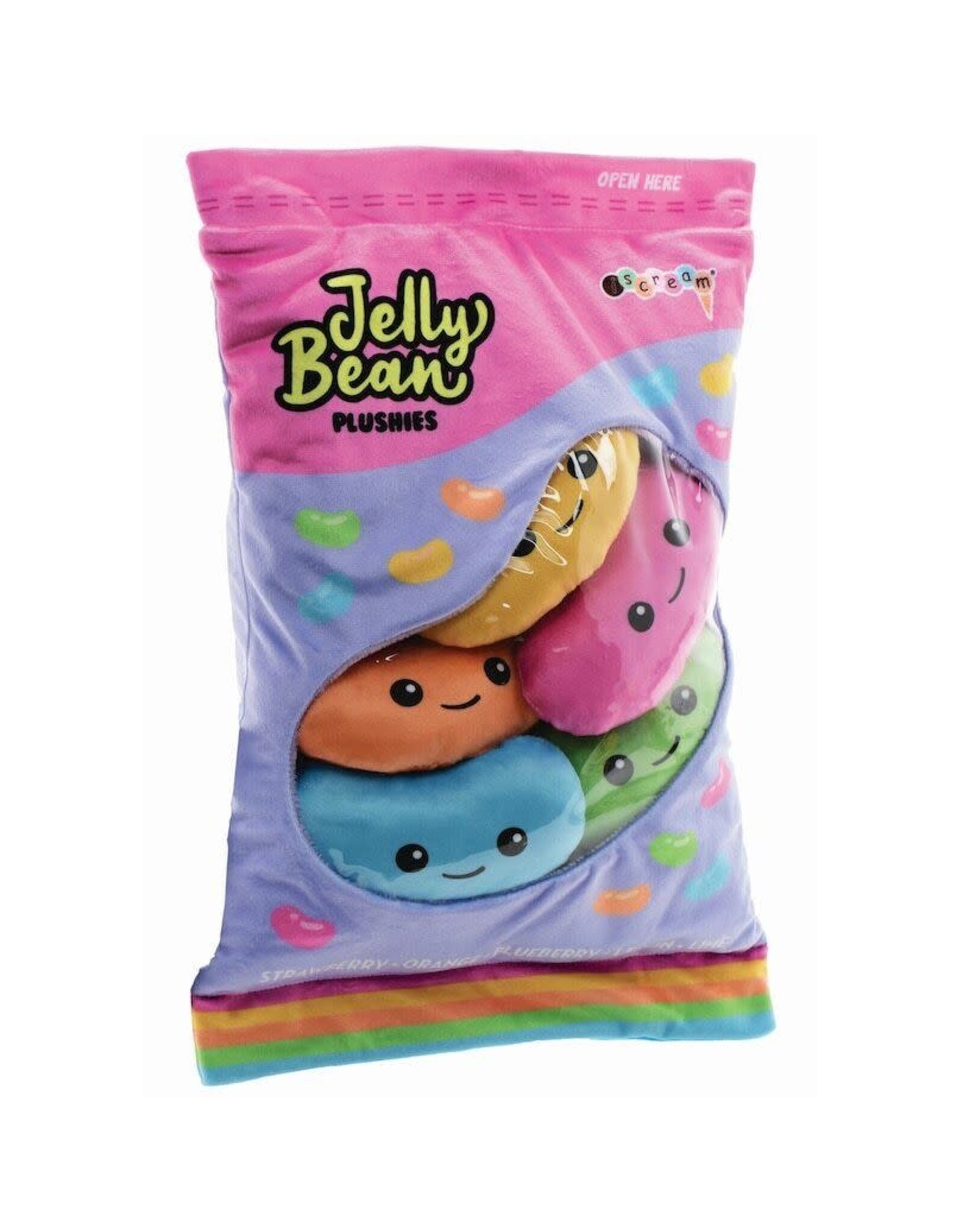 Iscream Jelly Beans Packaging Fleece Plush