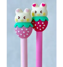 Kawaii Slime Strawberry Bunny Rabbit Pens