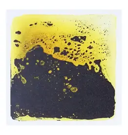 Spooner Inc. Liquid Floor Tiles Yellow and Black