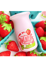 Kawaii Slime Strawberry Milk Glossy Slime