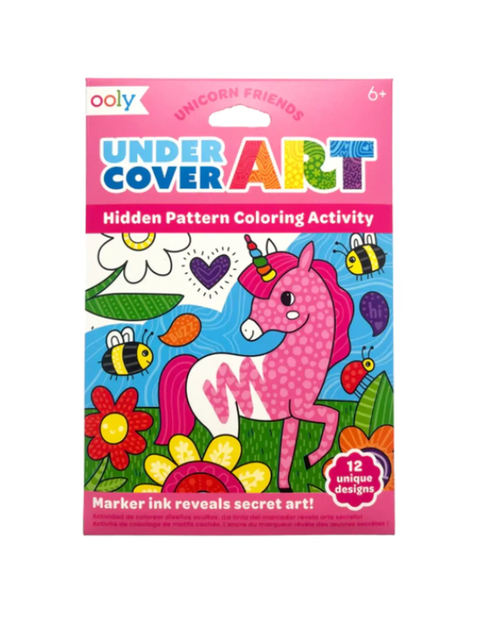 Ooly Undercover Art Hidden Patterns Coloring Unicorn Friends