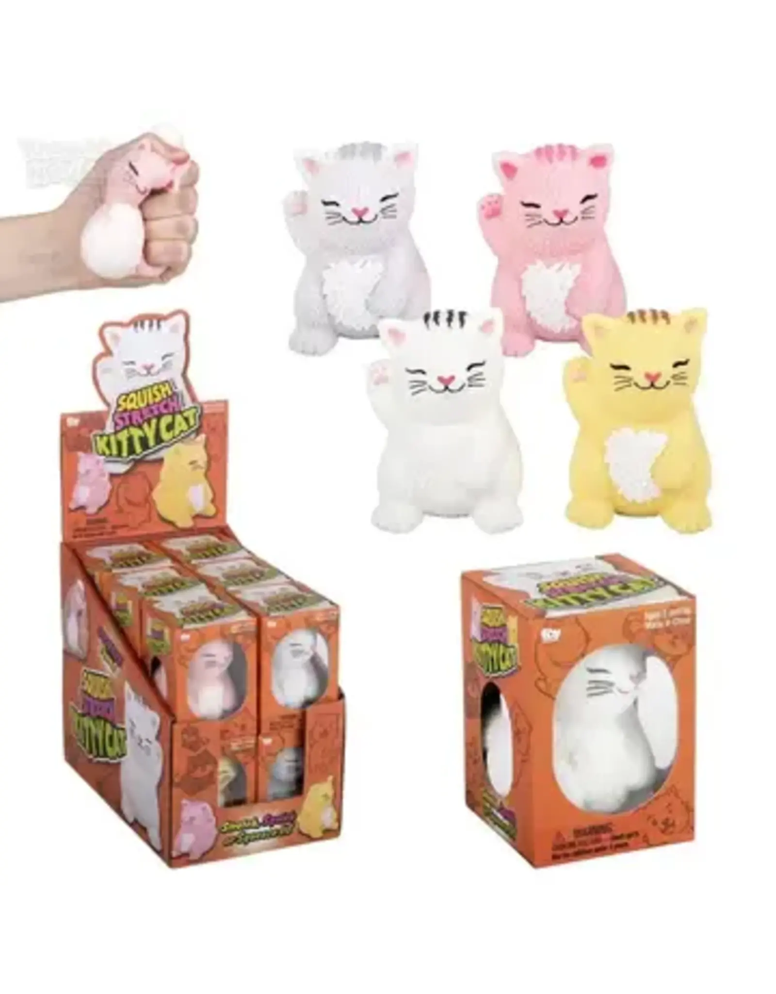 The Toy Network 4" Stretchy Squish Cat