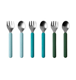 Boon Chow Utensils 6 Pieces Blue