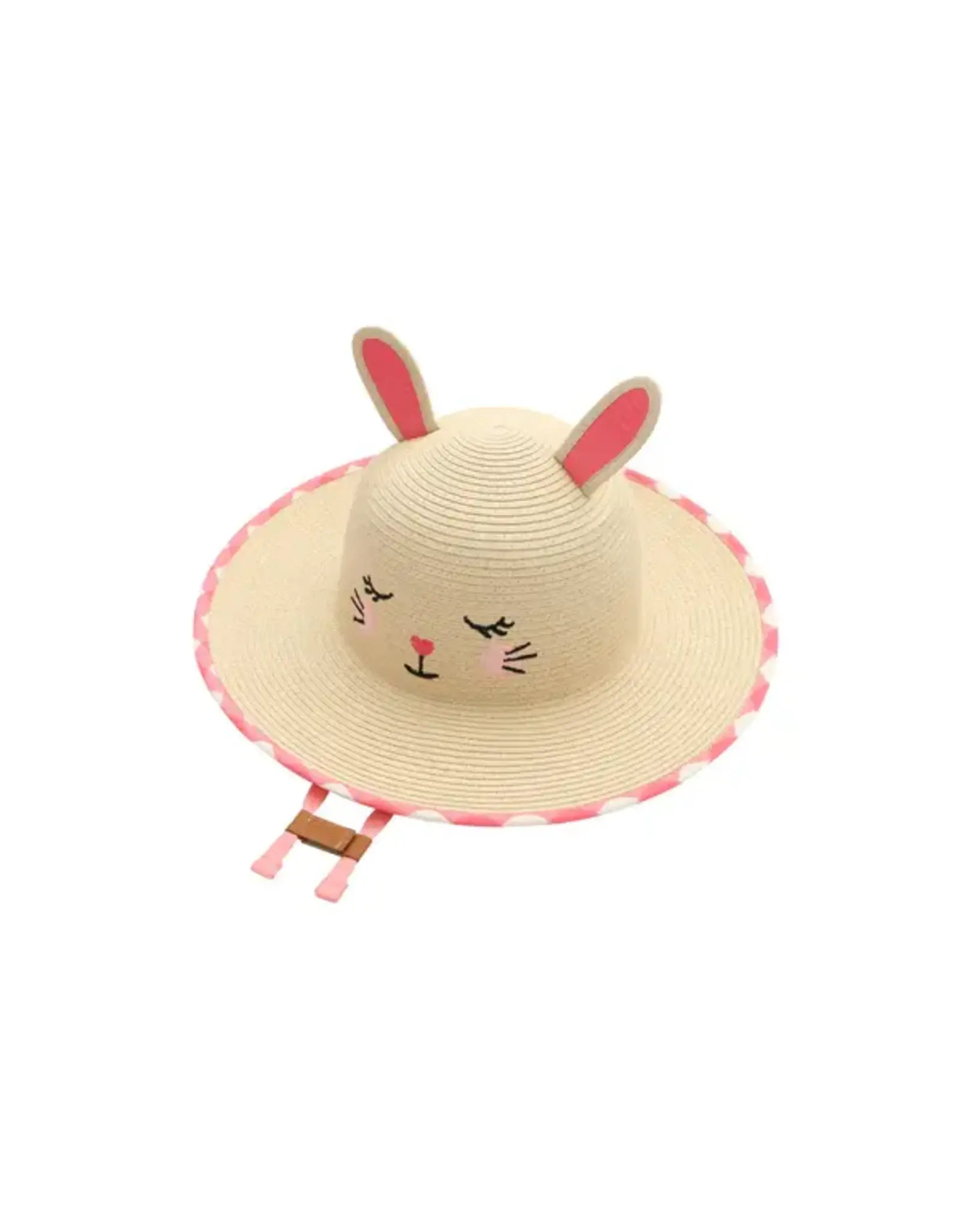 FlapJackKids Straw Hat Bunny Medium