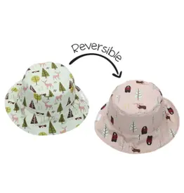 FlapJackKids Patterned Sun Hat Moose Cottage