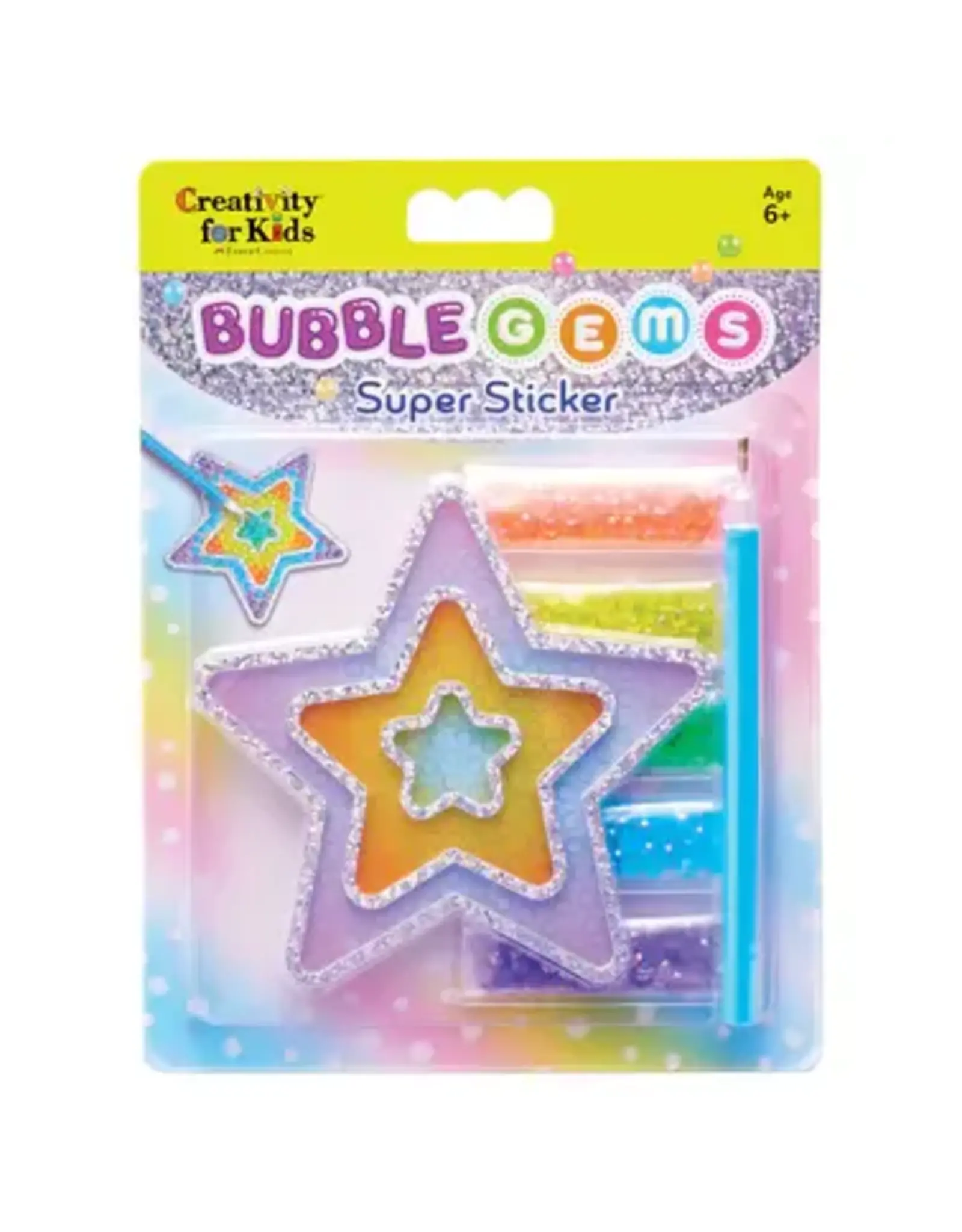 Creativity For Kids Bubble Gems Super Sticker Star