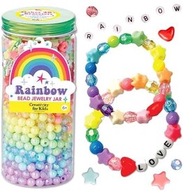 Creativity For Kids Rainbow Bead Jewelry Jar