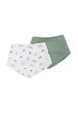 Lulujo Baby Lulujo 2 Pack Bandana Bibs Bunny & Fern