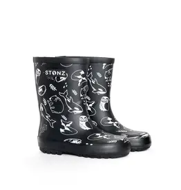 Stonz Stonz Rain Boots Neo Print Black 10T