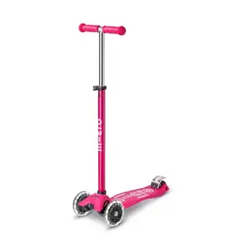 Micro Kickboard Micro Maxi Deluxe LED Kickboard Pink