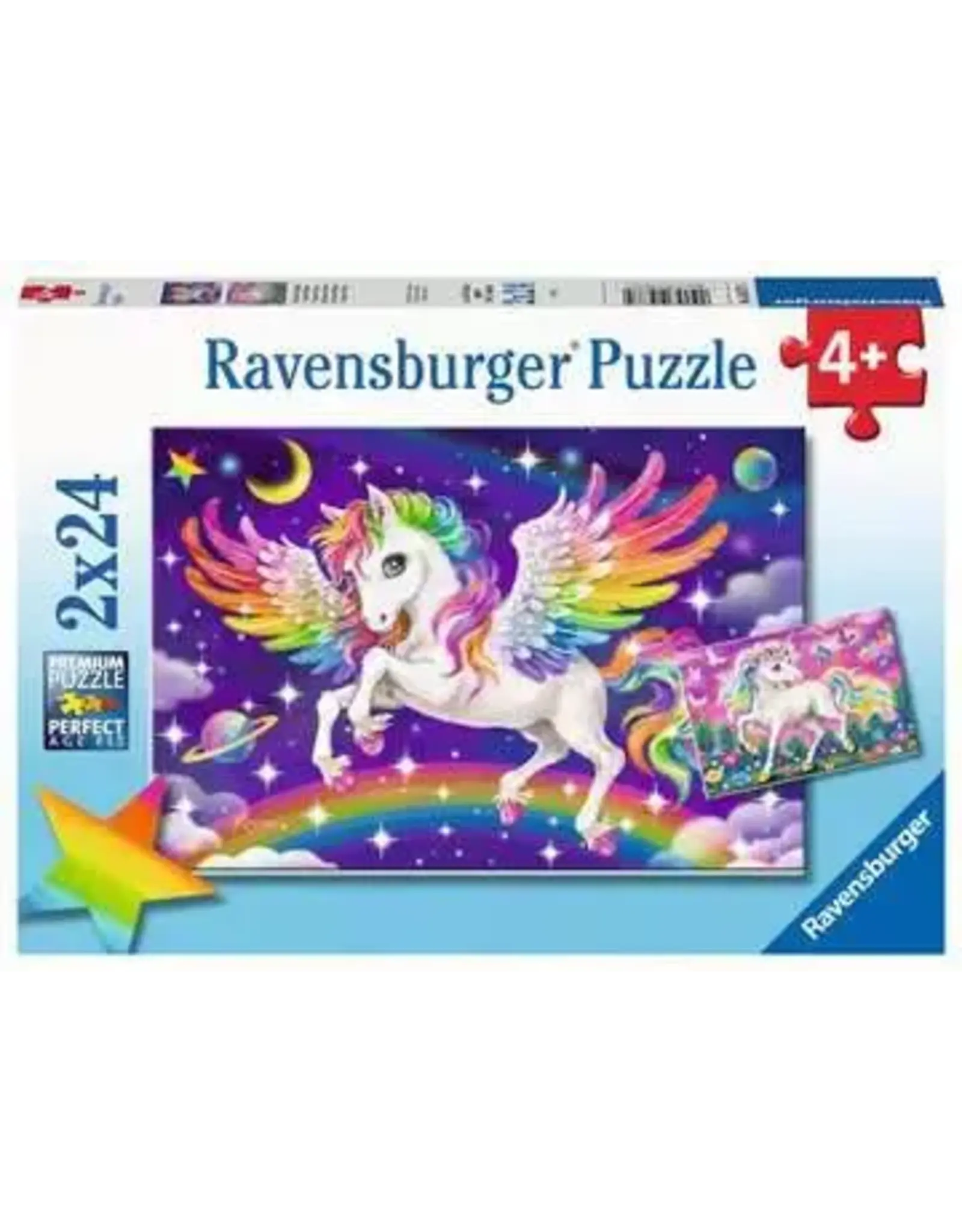 Ravensburger Unicorns & Pegasus 2x24 Piece Puzzle