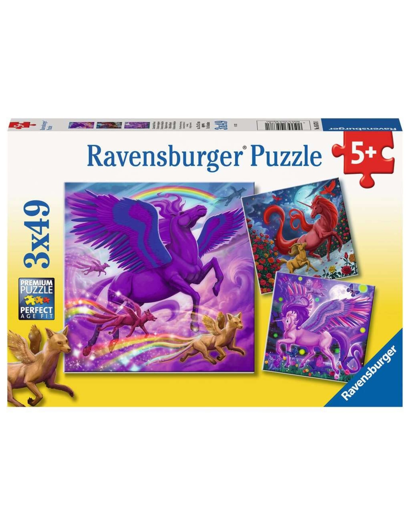 Ravensburger Mythical Majesty 3x49 Piece Puzzle