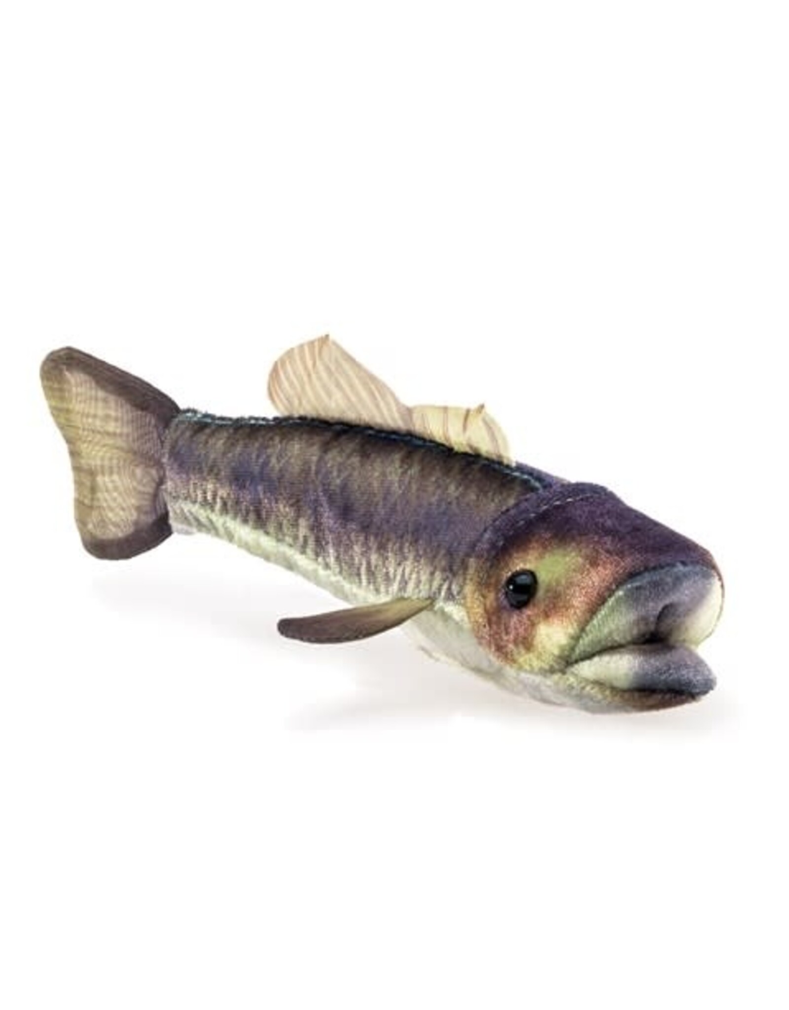 Folkmanis Mini Large Mouth Bass Finger Puppet