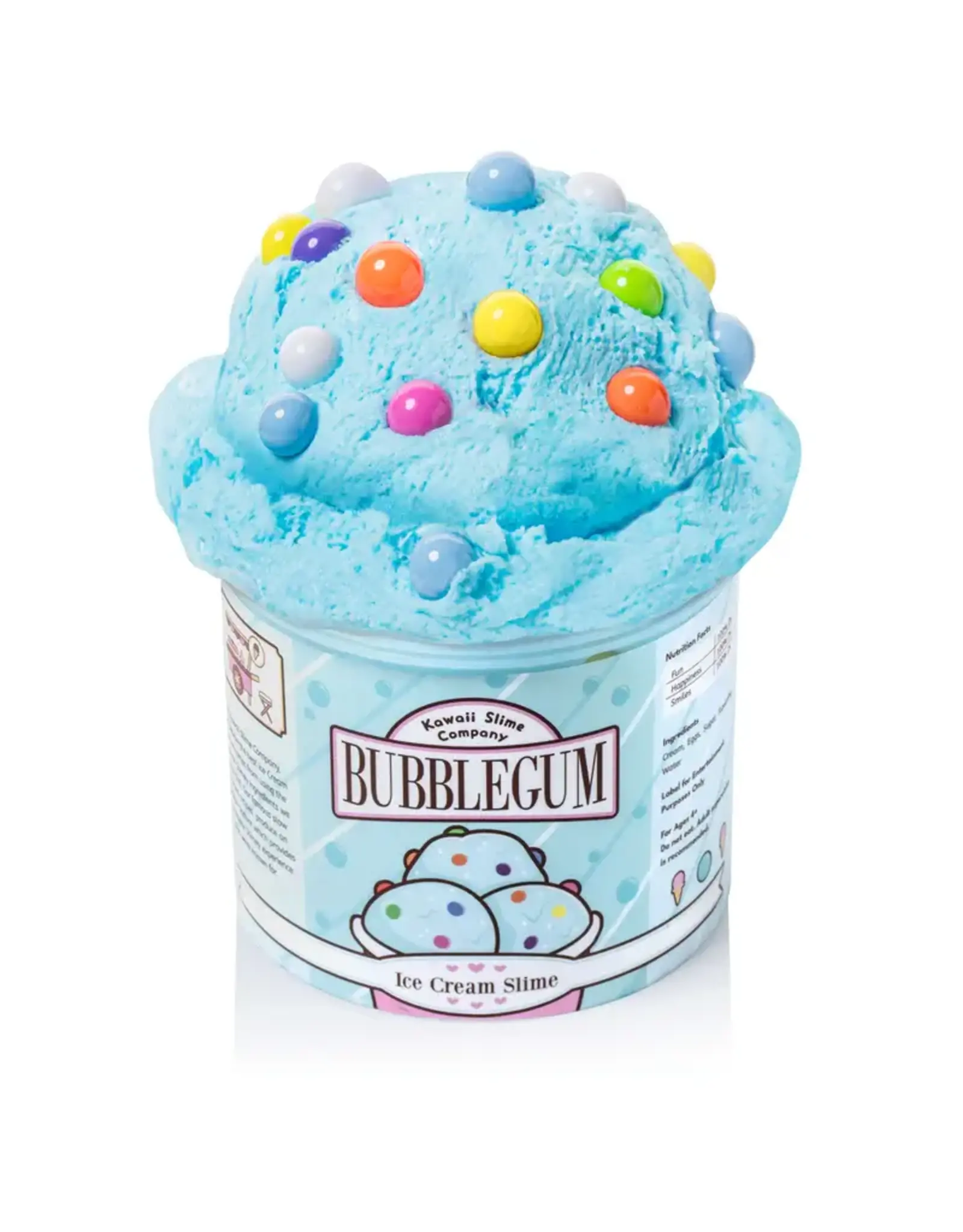 Kawaii Slime Bubblegum Scented Ice Cream Pint Slime