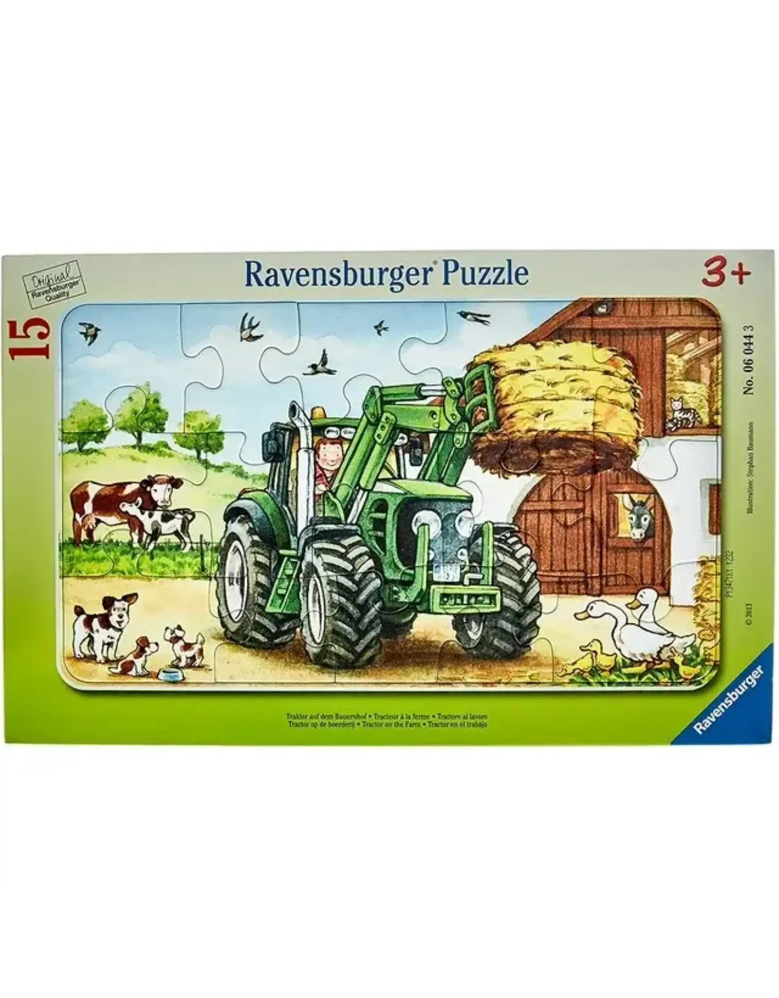 Ravensburger Tractor On the Farm 15 Piece Puzzle