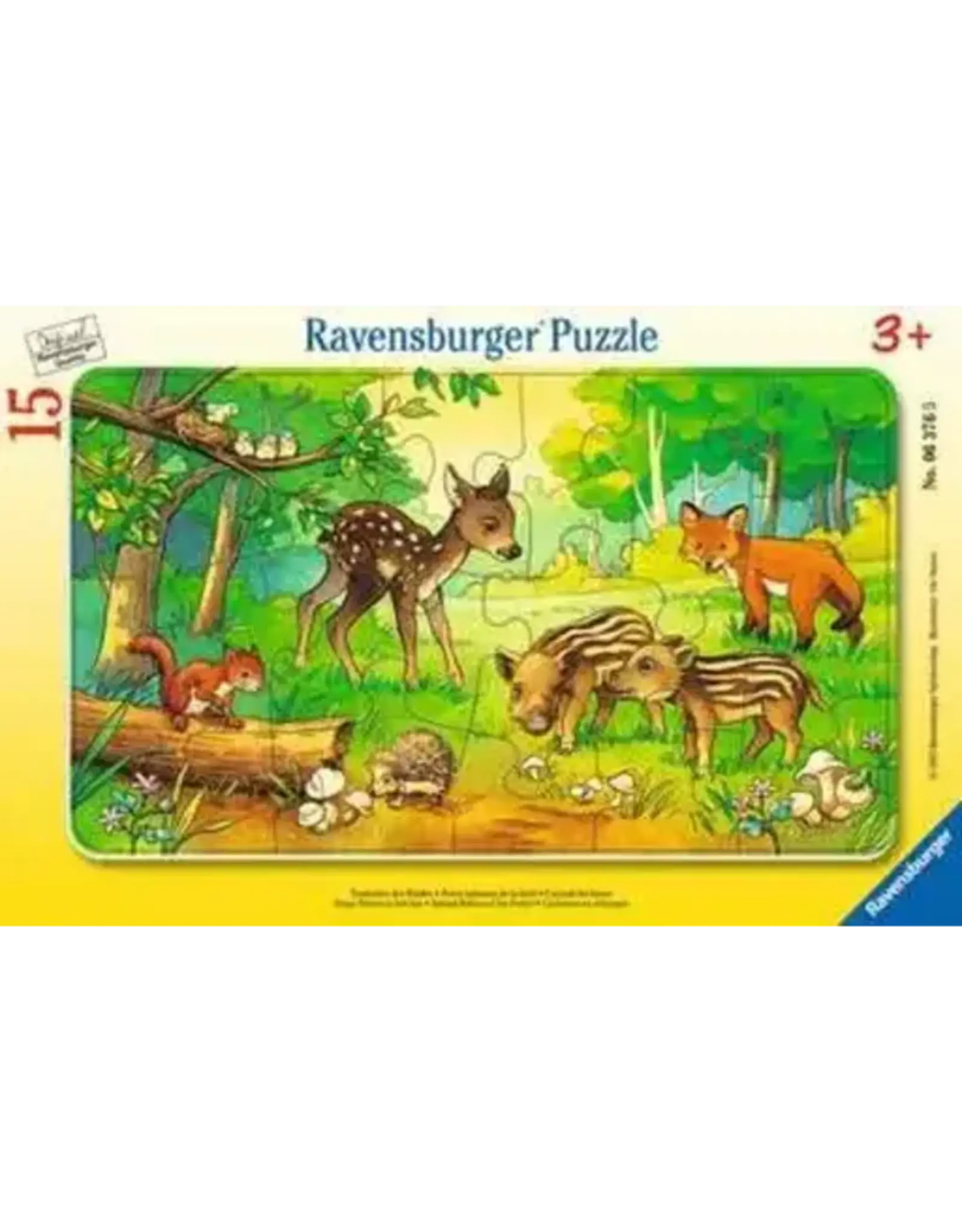 Ravensburger Animal Babies Of The Forest 15 Piece Puzzle