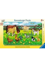 Ravensburger Farm Animals In The Meadow 15 Piece Puzzle