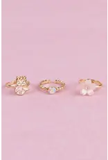Great Pretenders Boutique Foxy Floral Rings 3 Piece
