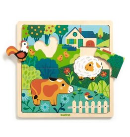 Djeco Wooden Puzzle Puzzlo Farm