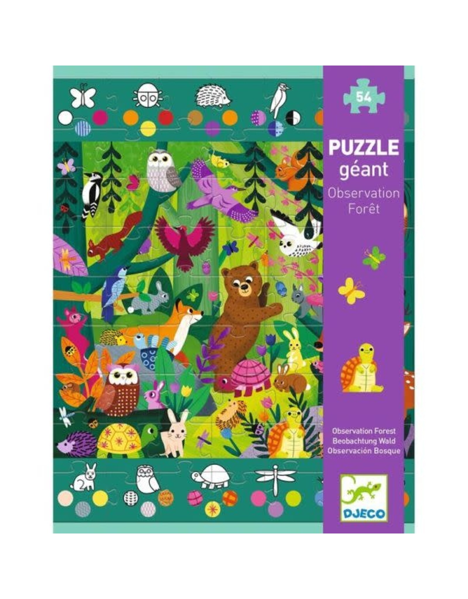 Djeco Observation Forest Giant Puzzle