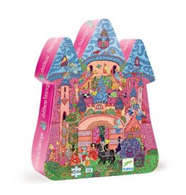Djeco 54 Pieces Silhouette Puzzle Fairy Castle